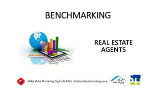 REAL ESTATE
AGENTS
BENCHMARKING
SARA SARA Marketing Digital & RRSS. Análisis Benchmarking para
 