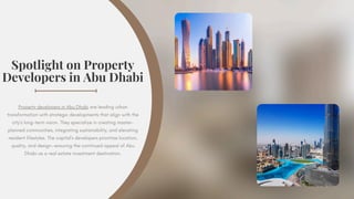 Real Estate and Property Development in the UAE Trends, Players, and ...