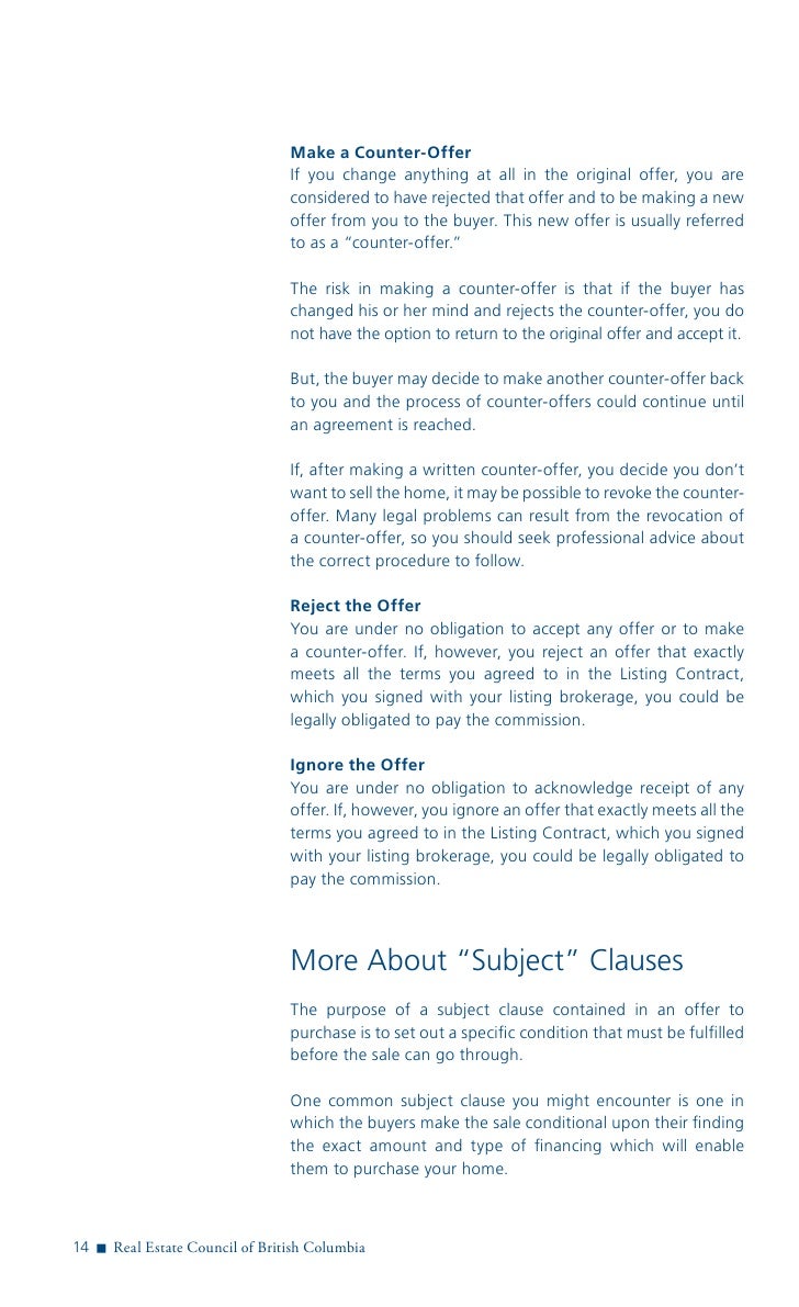 how to make a counter offer