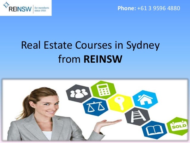 Real Estate Courses in Sydney
from REINSW
Phone: +61 3 9596 4880
 