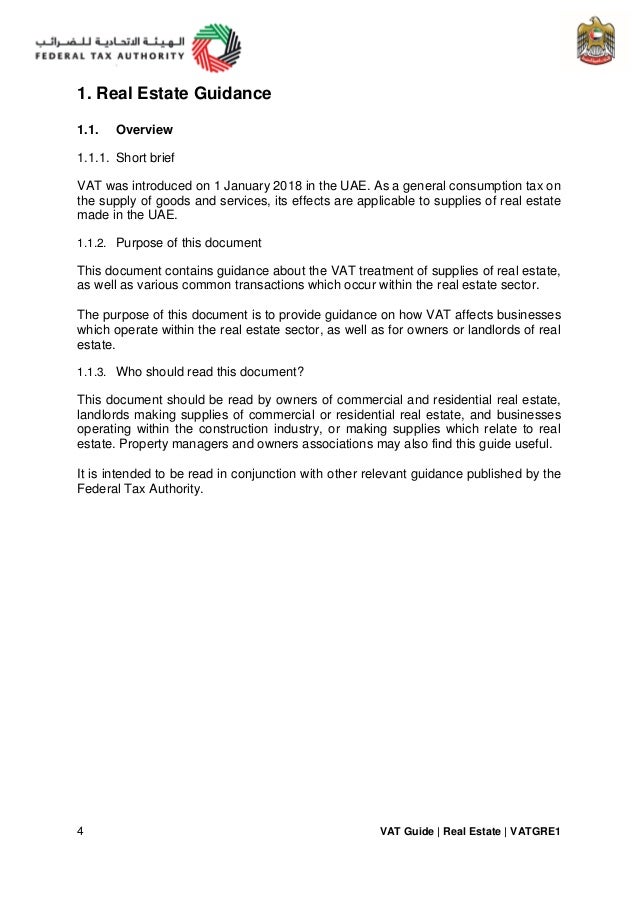 VAT in UAE Real Estate Guide