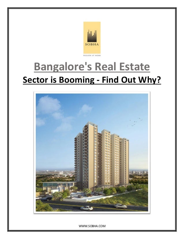 Bangalore's Real Estate Sector is Booming Find Out Why?