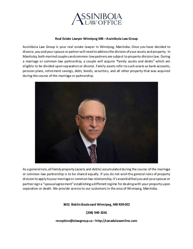 Real Estate Lawyer Winnipeg MB Assiniboia Law Group