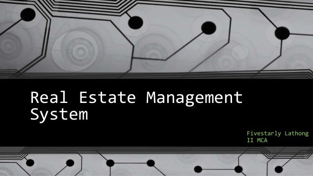 UML Diagrams for Real estate management system