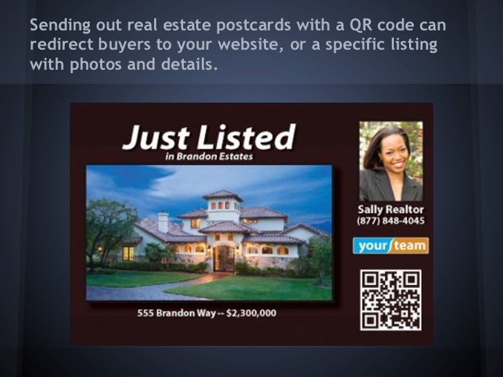 Real estate marketing with QR Codes