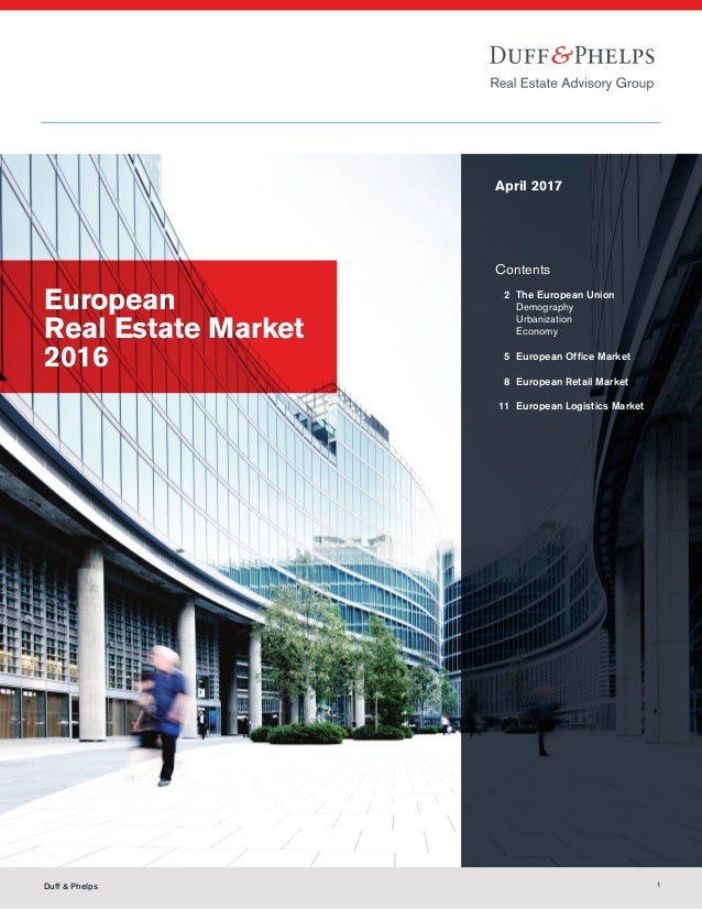 European Real Estate Market Report 2016