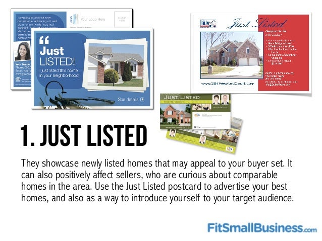 how to use real estate postcards to market your business