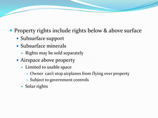 Surface Rights Real estate pre license | PPTX