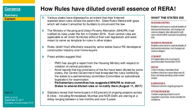 icai form 9 for Rules Nadu Tamil Jhunjhunwala  Sandeep RERA  FCA