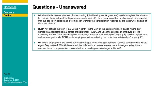 Tamil Nadu Rera Rules Sandeep Jhunjhunwala Fca