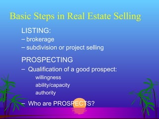 Real estate sales training & seminar | PPT