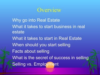 Real estate sales training & seminar | PPT