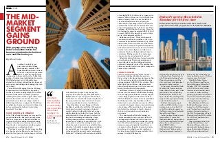 REAL ESTATE
24 / Dec 2015-Jan 2016 / PROBIZ
With property prices stabilising,
Dubai’s real estate market has
become very attractive for both end
users and first-time buyers
By Hina Navin
A
ccording to a study by real
estate research firm Colliers
International, a majority of the
households in Dubai earn between
AED9,000 to AED15,000 per month.
However, there is a huge shortage
of properties in the market that cater to this large
portion of working class individuals in the emirate.
With Dubai facing a lack of affordable home
alternatives, both new and existing developers are
moving towards building value housing projects in
the country.
Pawan Batavia, Managing Director of Synergy
Properties, stated that the shift is happening
because affordable housing is higher in demand
and hence sells faster than luxury properties.
“This segment will continue to grow with a rapid
increase in demand over the next few years;
primarily because there are a huge number of
skilled expats that are coming to the UAE. Plus,
most first-time buyers are attracted to this sector
before moving up the ladder to buy a luxury
apartment,” he added.
VALUE HOUSING IN DEMAND
In the UAE, affordable housing is a term used for
properties where the total price per unit is less
than the average price of similar units, Batavia
explains. Developers selling affordable housing
units are often based on locations that are away
from the city centre, smaller in size than regular
apartments or a combination of both.
“This doesn’t mean that the developer is selling
at a cheaper price/sq ft in most cases. However,
since the total price of a unit is cheaper, it allows
THE MID-
MARKET
SEGMENT
GAINS
GROUND
Affordable
housing helps
an individual
to comfortably
pay to purchase
a home and
developers to
sell the property
faster.
Suraj Rajshekar
GM, Rocky Real Estate
more brackets of people to buy that specific
property. Then there are payment plans such as
instalments of 1-2 per cent per month or instal-
ments that are carried forward post completion of
the project, which makes it attractive for buyers
who can pay slowly over time,” said Batavia.
Suraj Rajshekar, General Manager of Rocky
Real Estate, said that from 2003 to 2009 property
developers were purely catering to the luxury
market, high net worth individuals or the upper
middle class. But in the last few years, both the
authorities and developers began to realise that
they had been missing out on serving a large
working class population—with household
income between AED6,500 and AED20,000—who
were unable to afford the existing homes avail-
able in the market, priced at one and half million
or higher. “Affordable housing helps an individual
to comfortably pay to purchase a home and de-
velopers to sell the property faster,” emphasised
Rajshekar. To illustrate with example, an individu-
Pics:Shutterstock
REAL ESTATE
PROBIZ / Dec 2015-Jan 2016 / 25
The Dubai Property Show was held
in Mumbai, from November 6-8,
with 35 property developers from
Dubai showcasing some of the
city’s most iconic real estate devel-
opments to Indian investors.
At the launch, Ahmad Bin Harib
Al Falahi, UAE Commercial and
Trade attaché to India, said, “I take
great pride to see my city being
exhibited all over Mumbai. We
have a lot to offer, including small,
large and luxury property develop-
ers for the Indian market.”
Nakheel showcased projects
worth over USD4.6 billion in con-
struction costs, such as the 15.3
sq. km Deira Islands, projects on
the Palm Jumeirah, and residential
flats at Warsan Village.
Indian investors already account
for more than 11 per cent of
Nakheel customers, buying almost
4,400 villas, apartments and land
plots with a combined value of
about USD2.5 billion.
Ali Rashid Lootah, Chairman,
Nakheel, said, “Indians are the
top foreign property investors in
Dubai, and key to Nakheel’s cus-
tomer portfolio as one in 10 of our
investors come from India.”
Alharith Bin Salem Almoo-
sa, Vice Chairman and Deputy
General Manager, Falconcity of
Wonders (FCW) LLC, developer
of FCW in Dubai, said, “Indian
investors were concerned about
a number of matters entailing
property registration and customer
service. We informed them about
the easy process of purchasing
and registering a property.”
Barry Ebrahimy of Al Hamra
Real Estate Development was
quoted in a Gulf News report
said, “Indians form a significant
portion of property investors in
the UAE. Our properties in Ras Al
Khaimah start from INR6.5 million
for a 450 sq.ft apartment on a
private island.”
Other developers at the show
included Emaar, Damac and
Kleindienst Group, which was
promoting its Floating Seahorses
project that consists of floating
villas with an underwater level.
al earning AED20,000 will receive a house rent al-
lowance (HRA) of 30 per cent, i.e, AED6,000 from
his/her company. When they use the AED6,000
as a monthly installment for a property pur-
chase instead of spending it on rent, the amount
automatically becomes an investment. Moreover,
people often intend to save 15-20 per cent of their
earnings—AED4,000 in the above case. Hence the
total savings for someone earning AED20,000 will
be nearly AED10,000; almost 50 per cent of their
salary, which is significantly high.
Rajshekar continued, “These developments
are normally built on the outskirts of the city in
areas such as Mohammed Bin Rashid City, Dubai
Silicon Oasis, Downtown Jebel Ali, Dubai World
Central, where many of the prominent industries,
warehouses and free zones are also located. This
way the home and workplace are within close
proximity, thereby reducing daily travel time to
a minimum. Making people’s lives easier goes
a long way in the overall growth of any city.”
Affordable units in Dubai are focused on quality
rather than luxury. The layouts provide ample
space with play areas for children, swimming
pools and community centres. The building com-
plexes are usually located near public transport to
ensure easy accessibility.
FILLING THE NEED
There are already many developers who have
invested in building affordable properties in
Dubai, owing to the strong domestic demand. Dan-
ube Properties has launched affordable housing
options starting at AED475,000 for a studio. Their
latest Glitz 3 project offers a relaxed payment
plan, allowing buyers to pay only 1 per cent every
month (after an initial down payment).
Atif Rahman, Head of Property Development at
Danube, said the demand for affordable housing
in an emerging and sustainable economy support-
ed by a rising population will remain constant.
“With the lifestyle, security and social equilibrium
that Dubai provides, expat families would cer-
tainly want to own a house here some day. They
account for the largest volume of potential buyers
of such homes. The growth in the city’s popula-
tion feeds the rental market, thereby keeping
the buy-to-let investor keen on purchasing
new assets.”
The consumers for affordable housing are
end-users aspiring to own a property in the city
and long-term investors who want to bank on
rental yield. “Developers have realised the poten-
tial of the affordable housing segment; especially
during economically unstable times. However,
our plans to offer affordable housing don’t stem
from the need to adjust to market conditions,
but to make good quality homes available to the
masses,” concluded Rahman. n
Dubai Property Show held in
Mumbai for the first time
Dubai-based developers showcased their most iconic
properties at the first property show of its kind in Mumbai
 