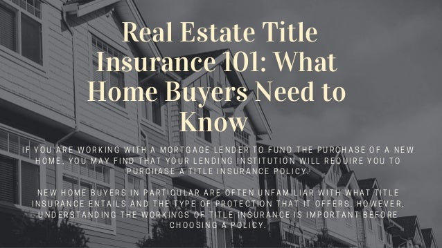 should i get title insurance on a new home