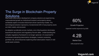 Real Estate Tokenization development company | PPTX