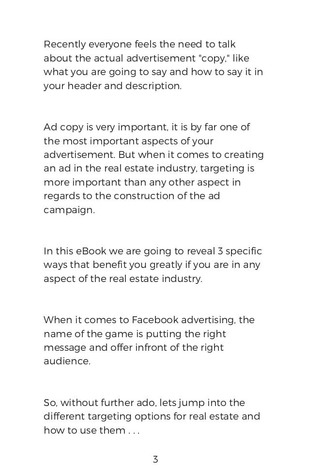 Real estate white paper formula!