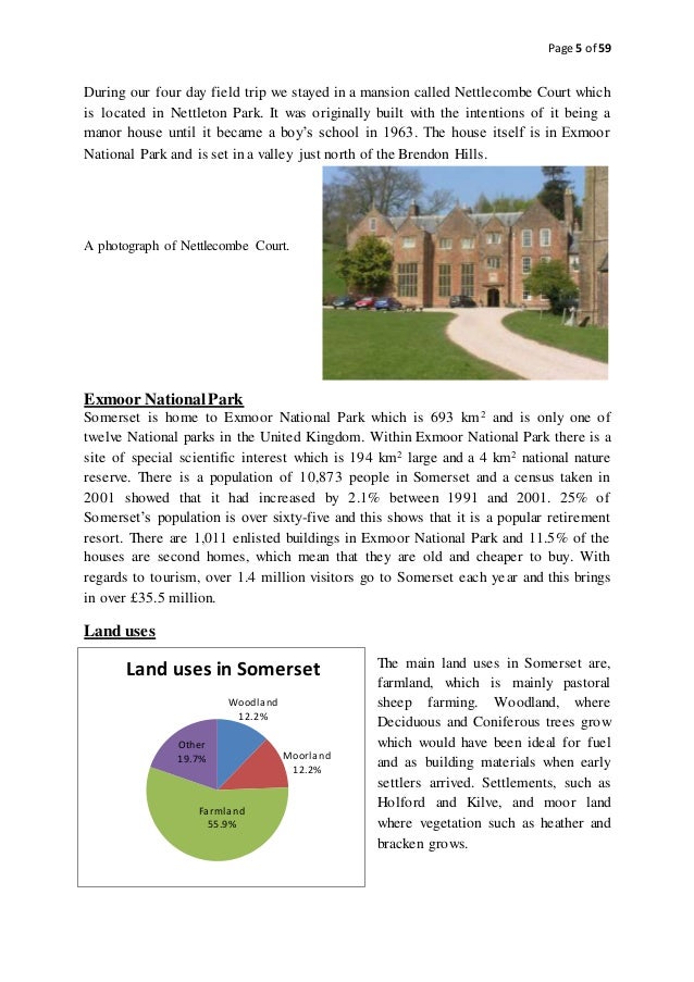 geography a level coursework examples