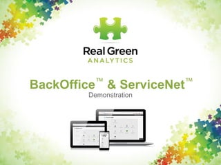 ™

BackOffice & ServiceNet
Demonstration

™

 