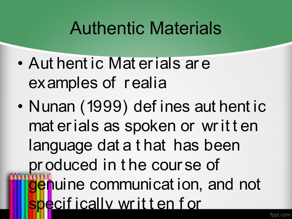 Realia teaching strategy pdf image