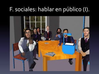 F. sociales: hablar en público (I).