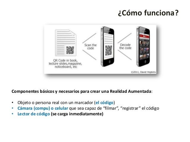 Resultado de imagen para como funciona la realidad aumentada