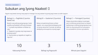 Pagkilala sa Realidad, Pantasya, at Angkop na Pamagat sa Tekstong ...