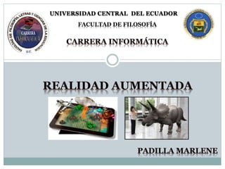 UNIVERSIDAD CENTRAL DEL ECUADOR
FACULTAD DE FILOSOFÍA
 