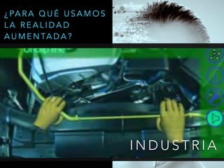 ¿ PA R A Q U É U S A M O S
L A R E A L I D A D
A U M E N TA D A ?
I N D U S T R I A
 