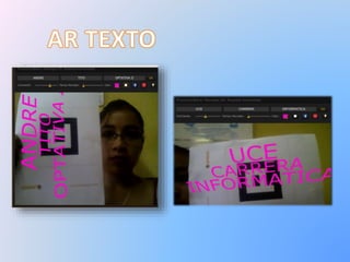 Realidad aumentda evidencias