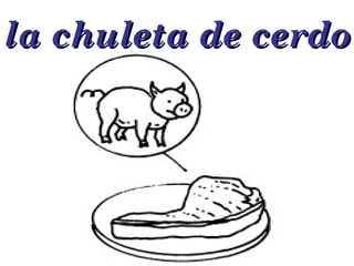 la chuleta de cerdo 
