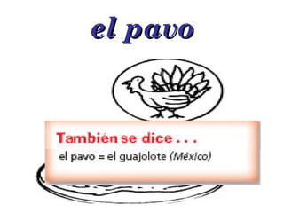 el pavo 