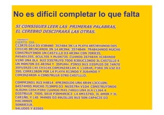 No es difícil completar lo que falta
 