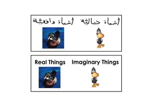 Real & imaginary things c