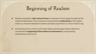 The Truth in Art: An Exploration of Realism | PDF