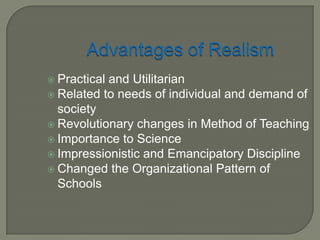 BERTRAND RUSSELForms of REALISMHumanistic RealismSocial RealismSense RealismNeo-realism