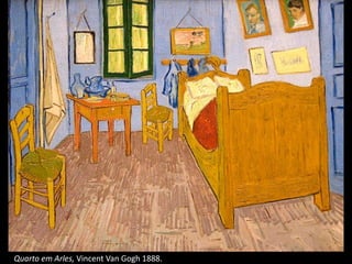 Quarto em Arles, Vincent Van Gogh 1888.
 