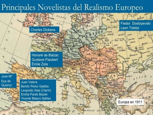 Resultado de imagen de PRINCIPALES NOVELISTAS DEL REALISMO EUROPEO SIGLO xix
