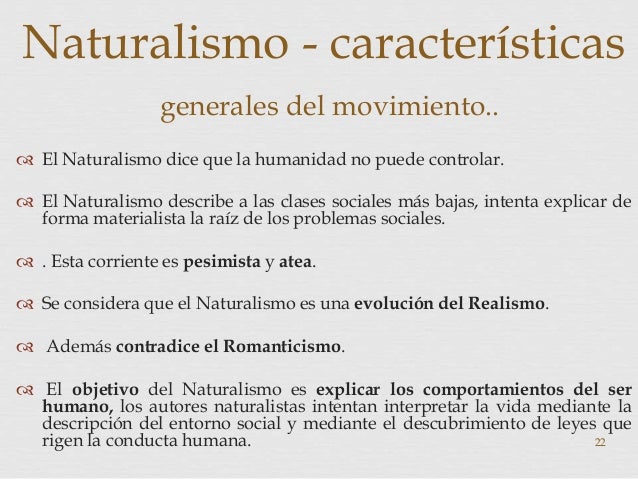 Realismo y naturalismo