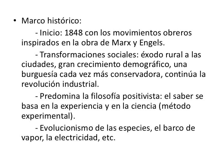 Realismo y Naturalismo