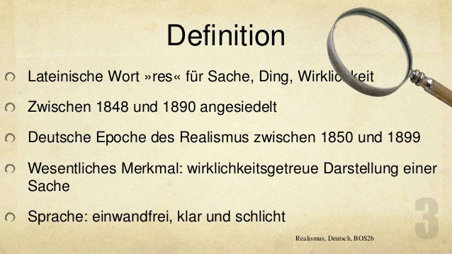 Realismus Literatur