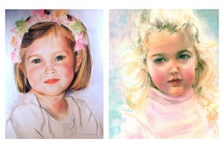 Realistic Portrait Illustration Kids
