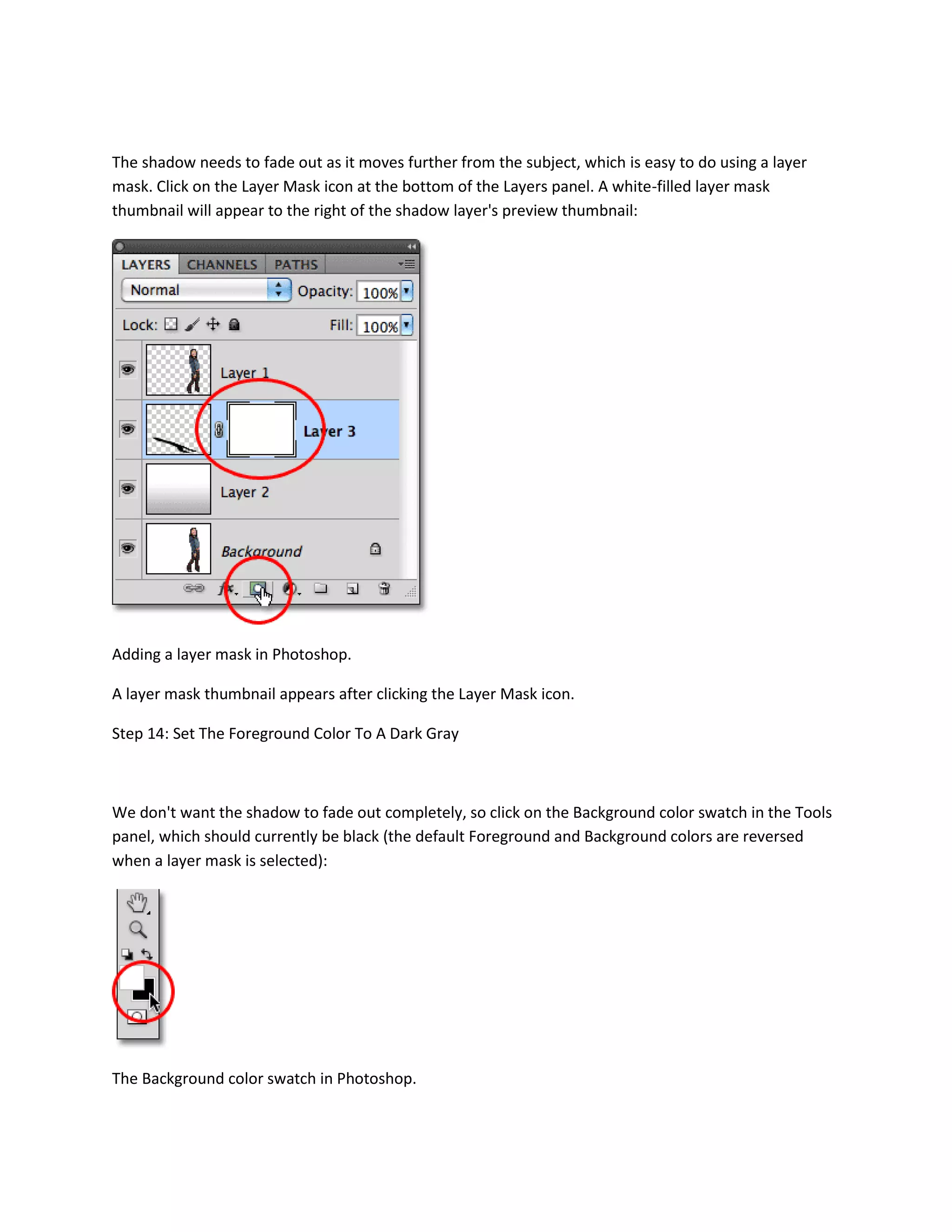 Realistic cast shadow effect in photoshop | PDF