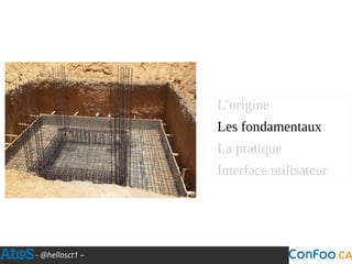 - @hellosct1 –
L’origine
Les fondamentaux
La pratique
Interface utilisateur
 