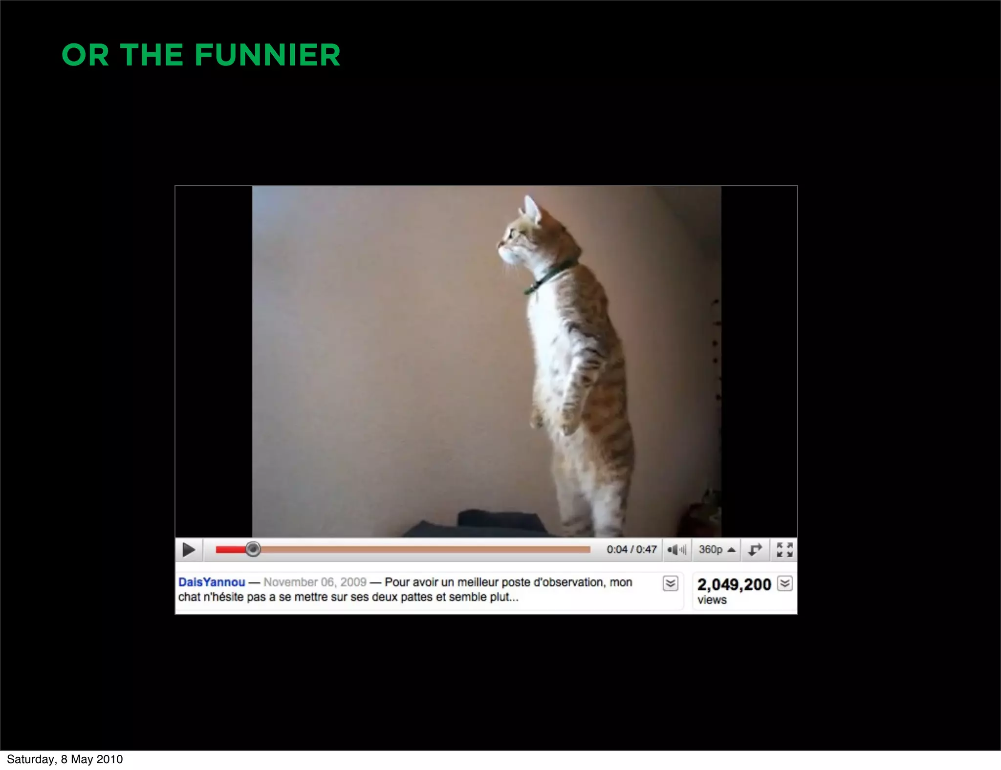 OR THE FUNNIER




Saturday, 8 May 2010
 