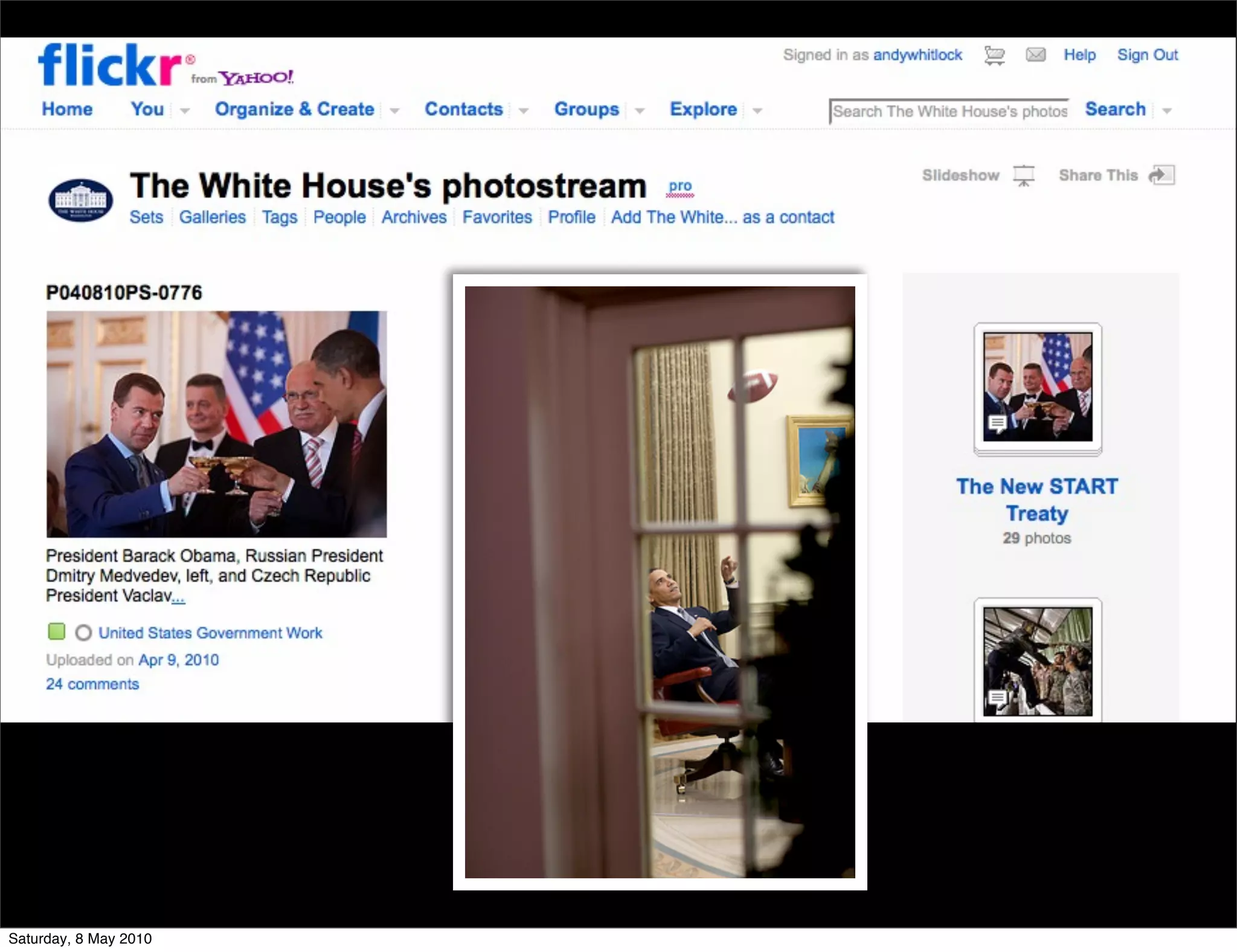 Saturday, 8 May 2010
 