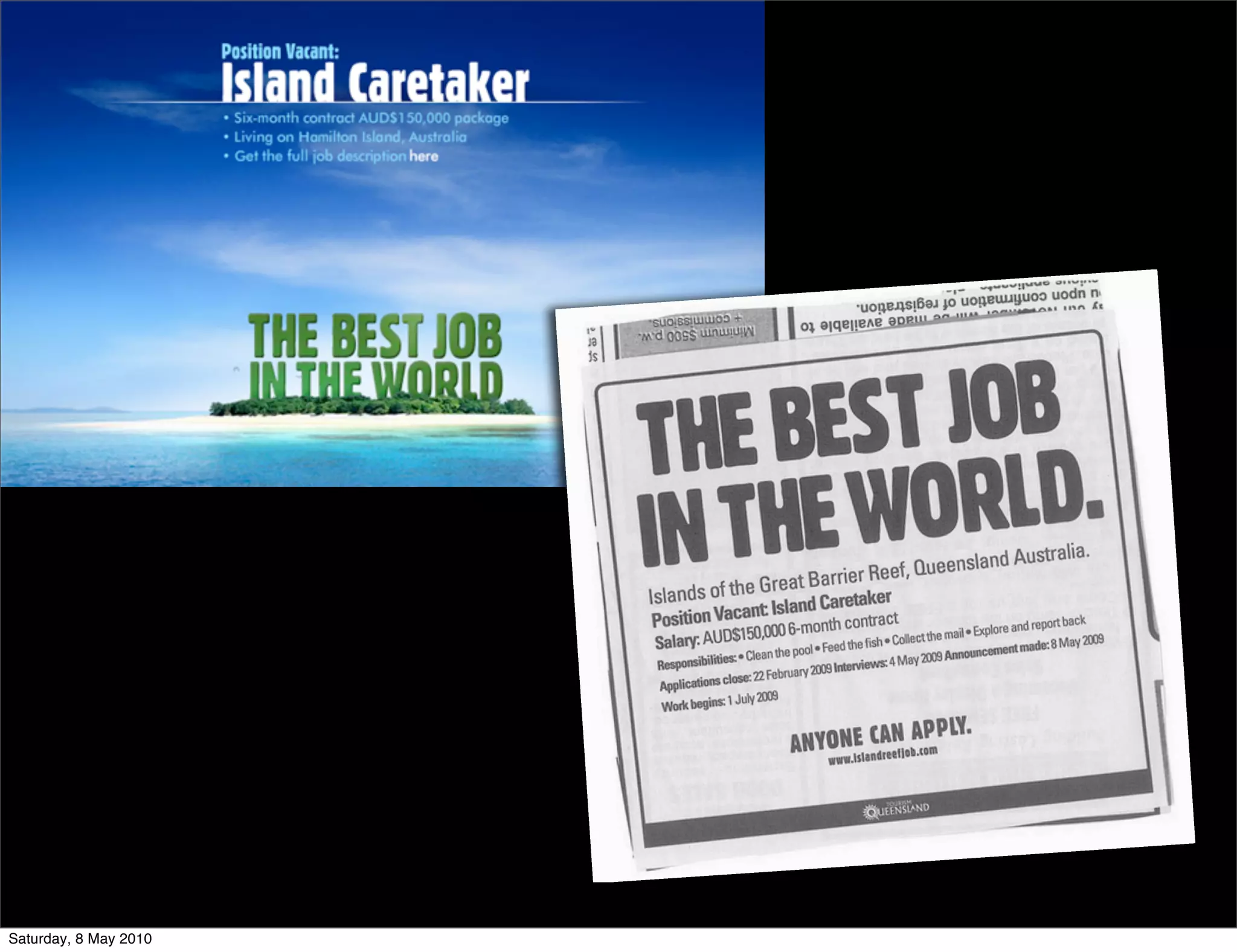 Saturday, 8 May 2010
 