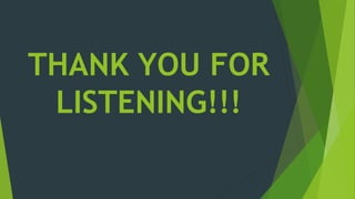 THANK YOU FOR
LISTENING!!!
 