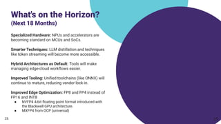 Reality Check Deploying Computer Vision and LLMs at the Edge | PDF
