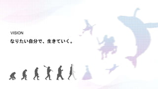 なりたい自分で、生きていく。
VISION
 