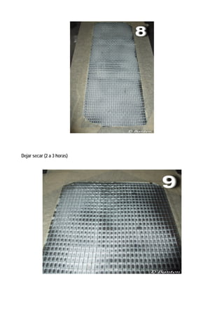 Dejar secar (2 a 3 horas)
 